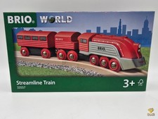 BRIO World 33557 Steamline Zug Rot Lokomotive Holz Eisenbahn Spielzeug NEU+OVP!
