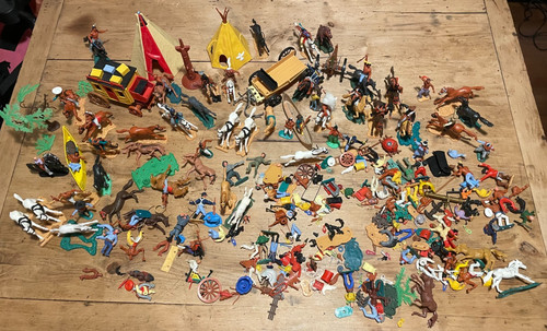 Timpo toys cowboys - timpo, toys,