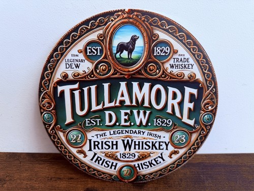 Tullamore holzschild 20cm - tullamore,