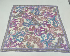 % 100 Seidentuch Klassisches Tuch Multicolor  52x52 cm Für Herren und Damen