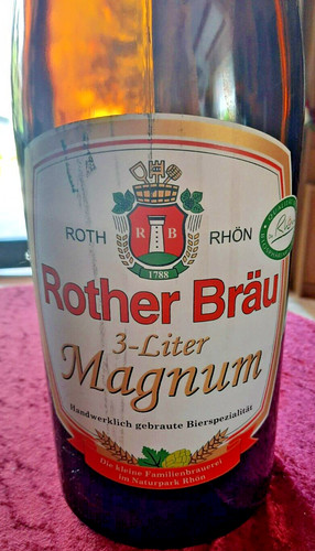 Glas flasche rother bräu - glas+flasche**rother,