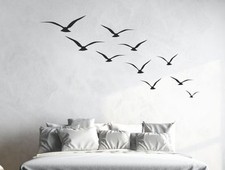 Wandtattoo Wandaufkleber Aufkleber Schlafzimmer Traum Möwen Vogel Strand Meer 33