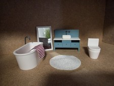 Lundby Badezimmer Set 1:18