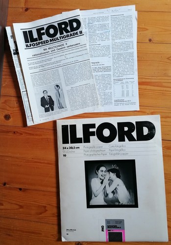 Ilford ilfospeed multigrade - ilfospeed, ii