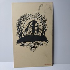 AK :  Ein glücklich Jahr - Scherenschnitt -  Plischke  - 1932 - gelaufen