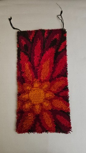 Flauschiger wandteppich mit - flauschiger,