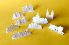 Wagner Margarine: Diverse Städte-Wahrzeichen aus der Serie "Berühmte Bauwerke"