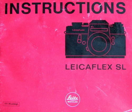 Leicaflex instructions - instructions,