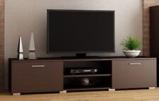TV-Kommode 140x40x55 cm Wenge | 2 Türen | 1 Regal | Modern | Laminat | Skandinav