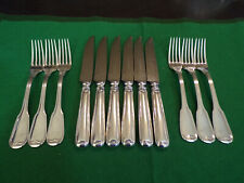 Robbe & Berking Modell ALT-FADEN Steakbesteck 6 Personen 12 Teile Silber 150er !