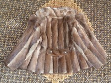 Nutria Bisam Pelzjacke/