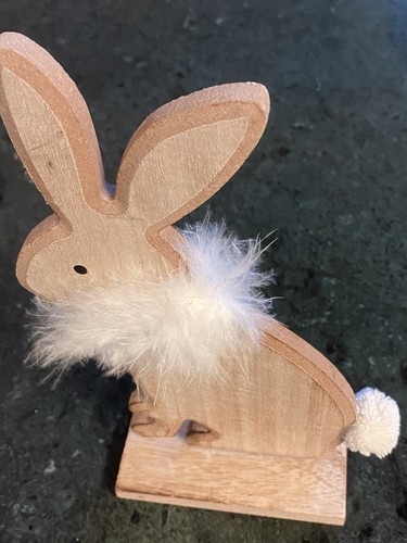 Dekoobjekt holzhase mit - dekoobjekt:,