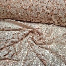 Netz Stoff Retro Kreise Orange