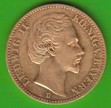 Münze GOLD Bayern 20 Mark