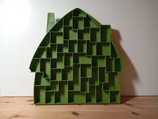 Schlümpfe Setzkasten grün für Bully - Figuren Bully's Setzkastenhaus W. Germany