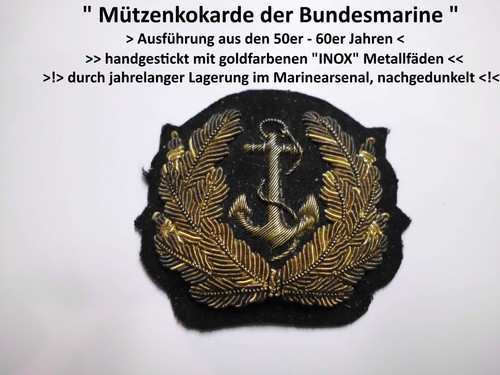 Mützenkranz bundesmarine - ",