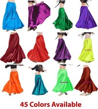 Women Satin 9 Yard Full Circle