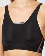 Triumph Triaction Pure Lite P Ex  Sport-BH ohne Bügel Schwarz Leicht Gepolstert