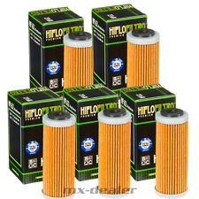 Hiflo 5x Ölfilter für KTM HF652 HF 652 SX SXF EXC 250 350 450 Motocross Enduro