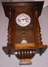 Gustav Becker Pendeluhr, Regulator, Wanduhr, Antik