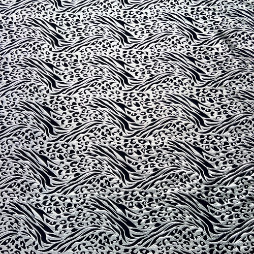 Lurex stoff leopard tiger - lurex,