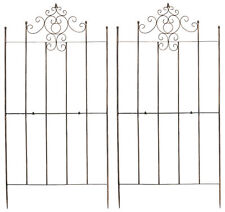 2er Set Rankgitter Paula Rankhilfe Pergola Spaliere Rosenhilfe Eisengitter