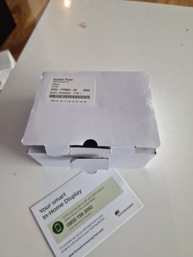 Scottish power smart meter - power,