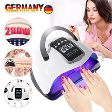 LED UV Nagel Lampe 280W Gel Lichthärtungsgerät Sensor Nageltrockner mit 4 Timer