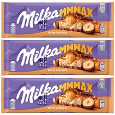 3 x Milka Max  Caramelo Y Avellanas MMMAX Schokolade 3x 300g.