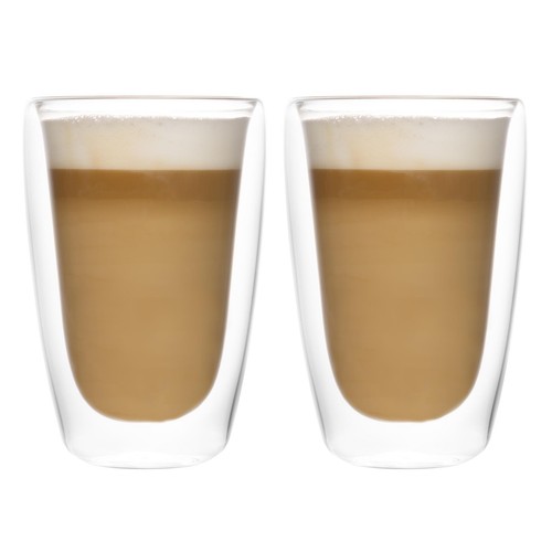 Latte macchiato kaffee - latte, glas
