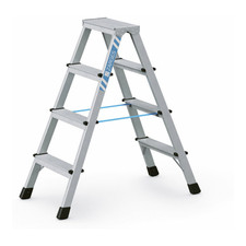 ZARGES Stehleiter Trittleiter XLstep B LM Stufenleiter 2x4 Stufen Aluminium