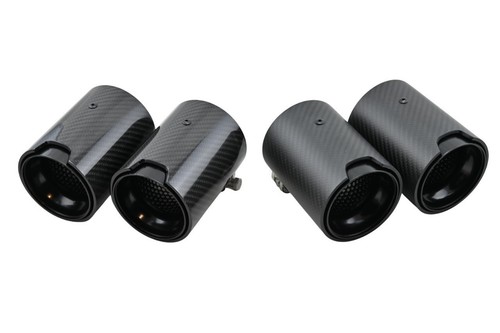 Carbon matt auspuffblenden - carbon,