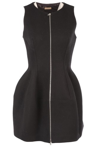 Alaïa minikleid schwarz - schwarz, wolle