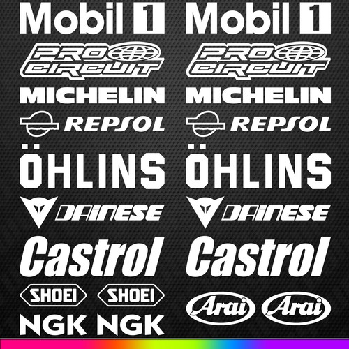 20er set motorrad sponsoren - 20er,