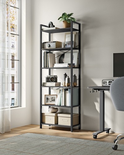 Bücherregal mit ebenen - bücherregal, 6