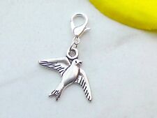 Charms Anhänger *TAUBE Charm Tier Vogel Friedenstaube f. Bettelarmband und Kette
