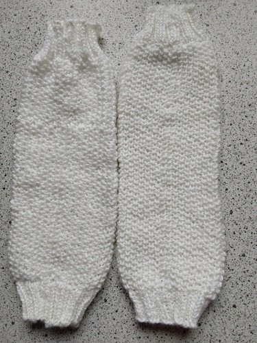 Beinstulpen handgestrickt