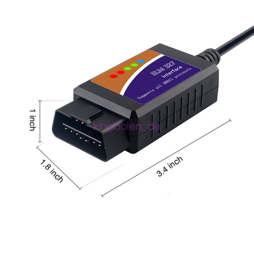 Elm327 usb obd2 scanner - elm327,