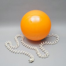 70er Jahre Lichtkugel orange