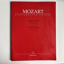 alte notenhefte Mozart