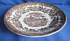 Royal Worcester, Untertasse 15 cm, Avon Scenes  Palissy braun, weitere Keramik