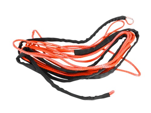 Synthetisches seil orange mit - synthetisches,