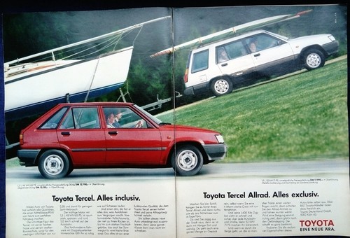 Toyota tercel türig und - tercel,,