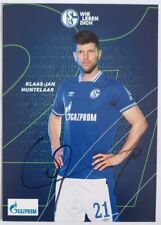 Klaas-Jan Huntelaar FC Schalke 04 signierte Autogrammkarte 2020-21 S04 Real Ajax