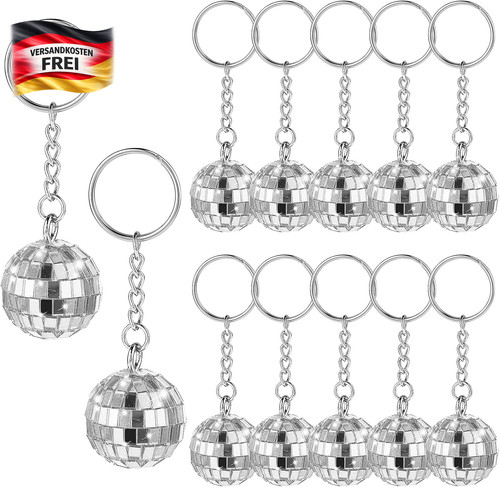 12er set discokugel - set,