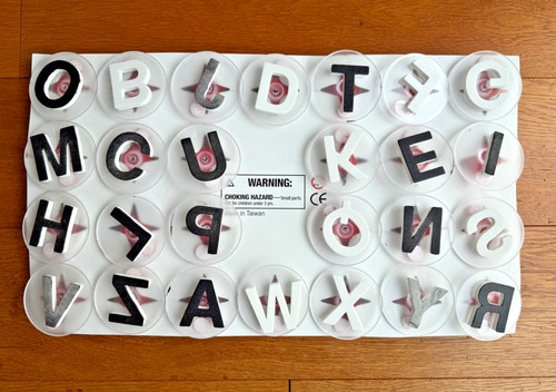 Stück alphabet stempel - , alphabet-stempel