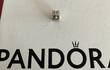 Pandora Charm Clip Bicolor Strahlen 925 Silber Sonne Gold Sehr Guter Zustand