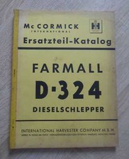 MC Cormick Schlepper D324 Ersatzteilkatalog