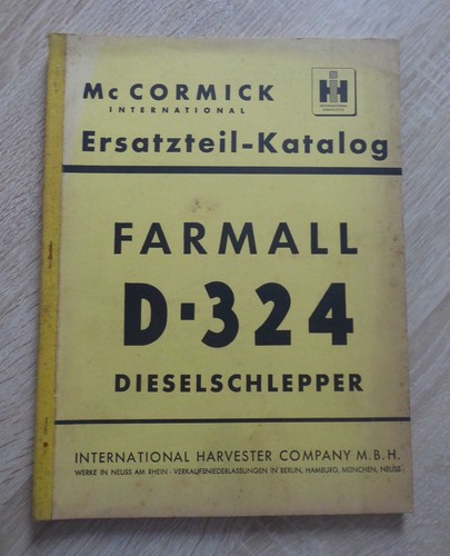 Cormick schlepper d324 - schlepper,