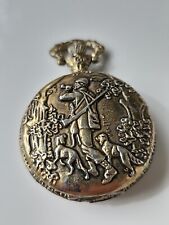 RK MONACO Mechanische Taschenuhr Pocket Watch  Hunde 7-1